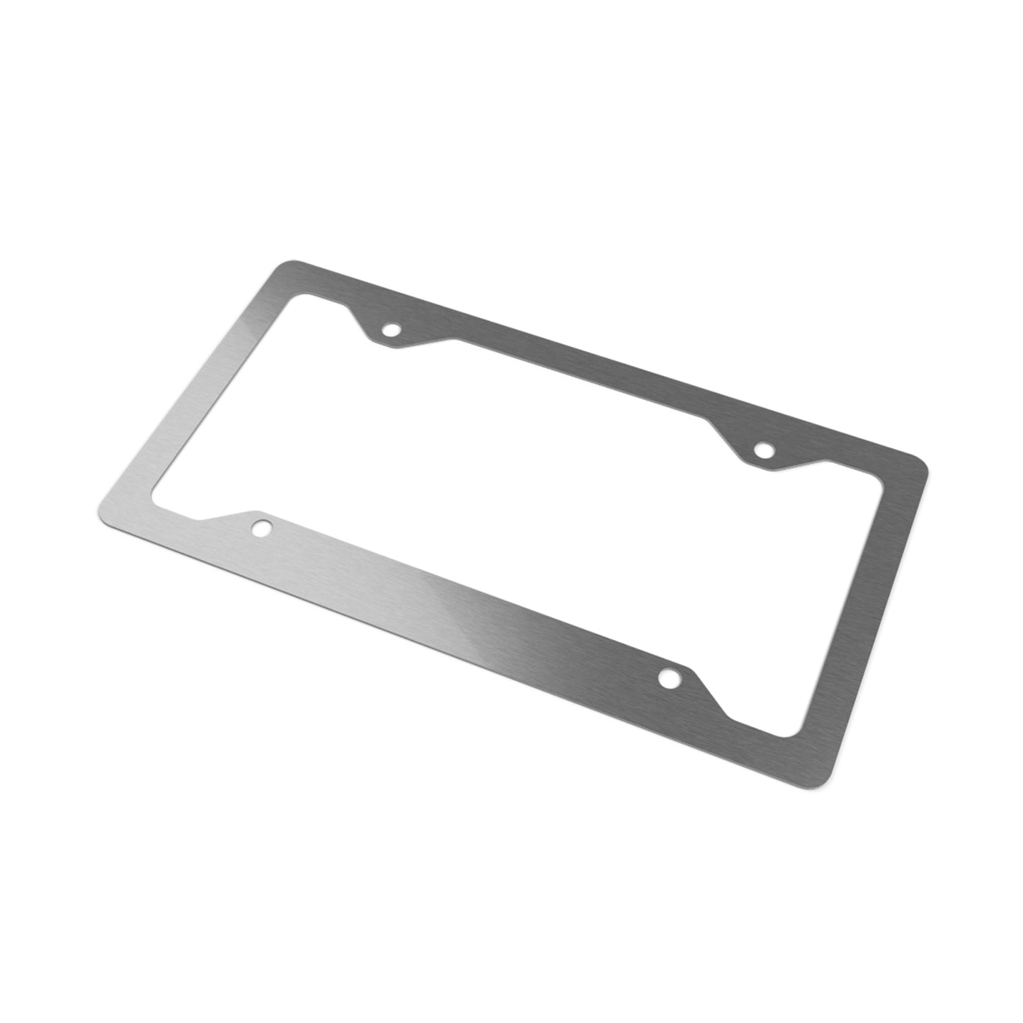 Sparkling Glitter Metal License Plate Frame - Stylish Car Accessory